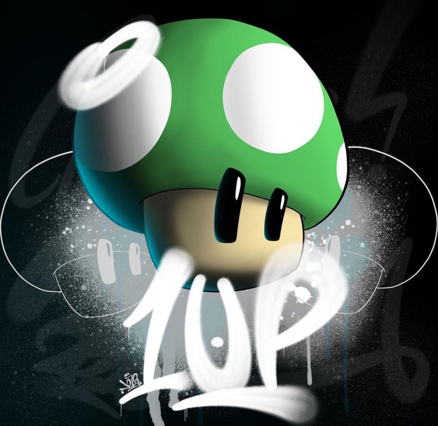 Super Mario One Up Mushroom